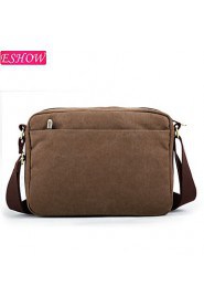 Fashion Men's Rucksack Retro Casual Business Shoulder Messenger Bag Canvas Handbag