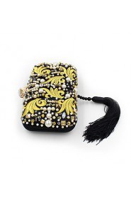 Women's Handmade High grade Embroidery Tassel Diamonds Party/Evening Bag