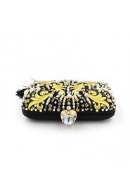 Women's Handmade High grade Embroidery Tassel Diamonds Party/Evening Bag