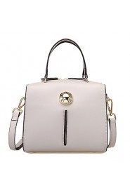 Women Office & Career Cowhide Tote White / Pink / Blue R0162501