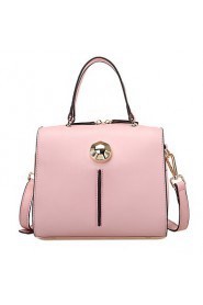 Women Office & Career Cowhide Tote White / Pink / Blue R0162501