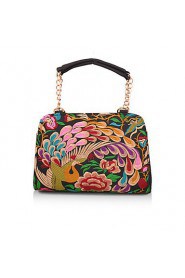 Women Canvas Bowling Tote Multi color