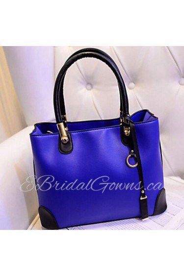 Women PU Hobo Tote Beige / Purple / Blue / Red / Black