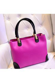 Women PU Hobo Tote Beige / Purple / Blue / Red / Black