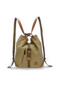 Women Canvas Bucket Backpack Multi color