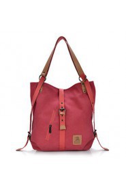 Women Canvas Bucket Backpack Multi color