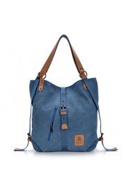 Women Canvas Bucket Backpack Multi color