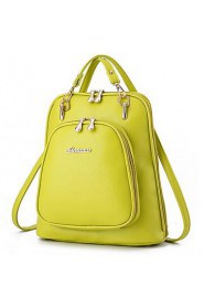 Women PU Bucket Backpack Multi color