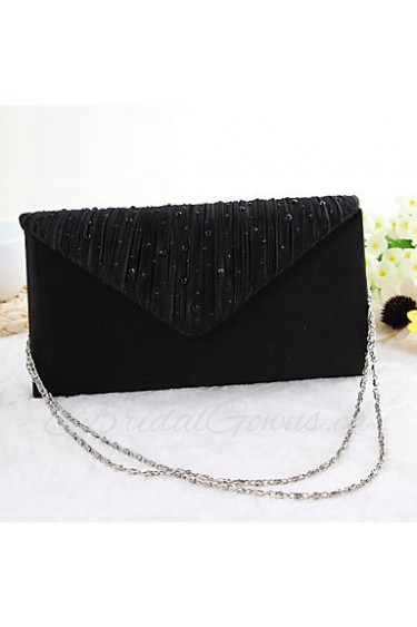 Handbag Silk/Crystal/ Rhinestone Evening Handbags/Bridal Purse With Crystal/ Rhinestone