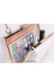 Women's Acrylic Letter Evening Bag