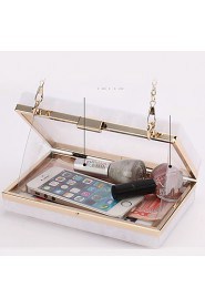 Women's Acrylic Letter Evening Bag