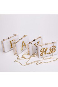 Women's Acrylic Letter Evening Bag