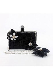 Women's Handmade The Plaid Flower Evening Bag