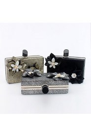 Women's Handmade The Plaid Flower Evening Bag