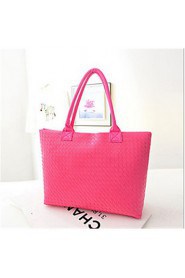 Women PU Baguette Tote White / Pink / Purple / Green / Black