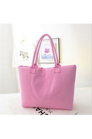 Women PU Baguette Tote White / Pink / Purple / Green / Black