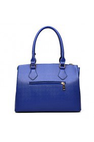 Women Casual / Office & Career / Shopping PU Tote Blue / Red / Black