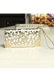 Women's PU Wallet Gold/Silver/Black