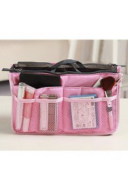 Women's Fashion Casual Multifunctional Mesh Cosmetic Makeup Bag Storage Tote Organizer Pink / Blue / Green / Orange / Gray / Multi color