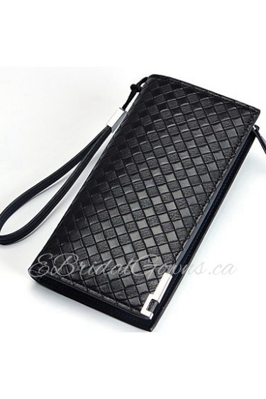 New Casual Leather Men Wallets Coin Purse Brand Business Men's Long Zipper Wallet