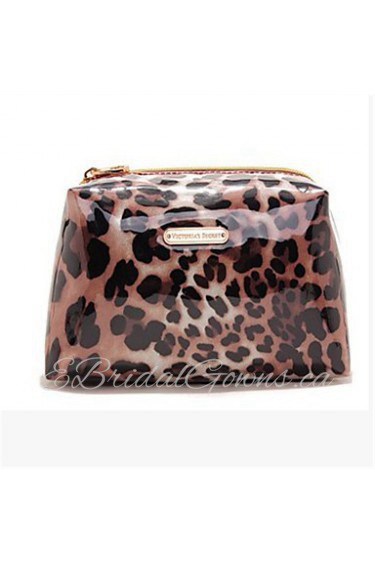 Women PVC Casual Cosmetic Bag Animal Print