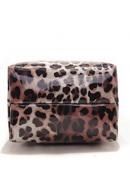 Women PVC Casual Cosmetic Bag Animal Print