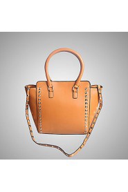 Hot Selling Rivet Decoration Women Real Leather Bag