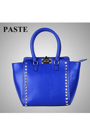 Hot Selling Rivet Decoration Women Real Leather Bag