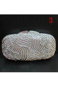 Fashion Crystal Clutch Handbag for Women Handmade Products Mainly in Kind