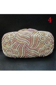 Fashion Crystal Clutch Handbag for Women Handmade Products Mainly in Kind