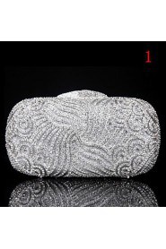 Fashion Crystal Clutch Handbag for Women Handmade Products Mainly in Kind