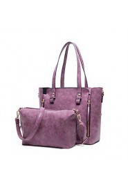 Women Formal / Casual / Office & Career / Shopping PU Tote Purple / Blue / Green / Gray