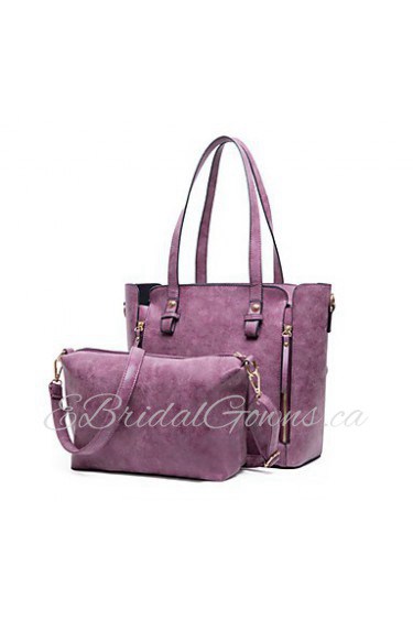 Women Formal / Casual / Office & Career / Shopping PU Tote Purple / Blue / Green / Gray