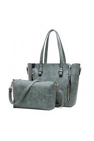 Women Formal / Casual / Office & Career / Shopping PU Tote Purple / Blue / Green / Gray