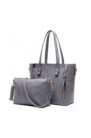 Women Formal / Casual / Office & Career / Shopping PU Tote Purple / Blue / Green / Gray