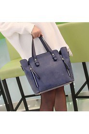 Women Formal / Casual / Office & Career / Shopping PU Tote Purple / Blue / Green / Gray