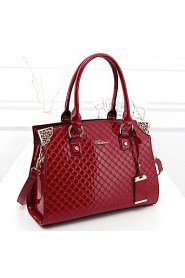 Women Formal / Casual / Office & Career / Shopping PU Tote Blue / Red / Black