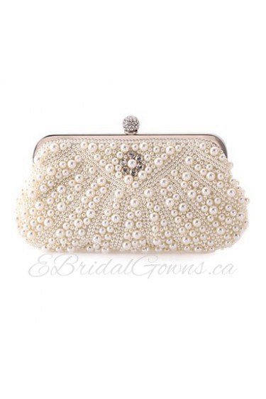 Women's Event/Party / Wedding / Evening Bag Pearl Diamonds Delicate Handbag