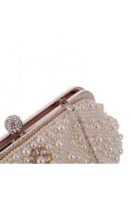 Women's Event/Party / Wedding / Evening Bag Pearl Diamonds Delicate Handbag