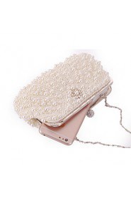 Women's Event/Party / Wedding / Evening Bag Pearl Diamonds Delicate Handbag