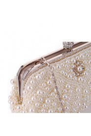 Women's Event/Party / Wedding / Evening Bag Pearl Diamonds Delicate Handbag