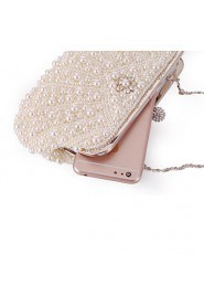 Women's Event/Party / Wedding / Evening Bag Pearl Diamonds Delicate Handbag