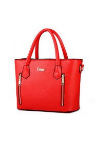 Women's Fashion Casual Vintage PU Leather Messenger Shoulder Bag/Totes