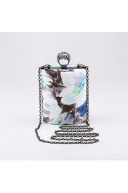 Women's Handmade Color Printing Evening Bag