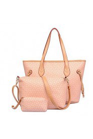 Women Formal / Casual / Office & Career / Shopping PU Tote Beige / Pink / Blue / Brown