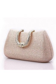 Women's Practical Linen Solid Color Evening Bag