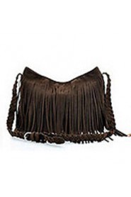 Women's PU Sling Bag Shoulder Bag Brown/Gray/Black