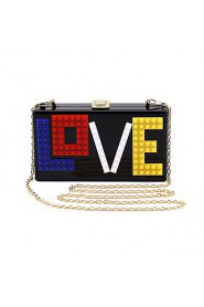 Women's Acrylic LOVE Evening Bag