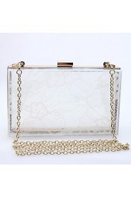 Women's Lace Transparent Evening Bag