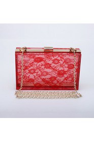 Women's Lace Transparent Evening Bag